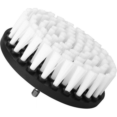 Brush Pour Perceuse Électrique - 5 Pouces - Pour Nettoyage Tapis Cuir Moquette - 1 Pièce (1/5)