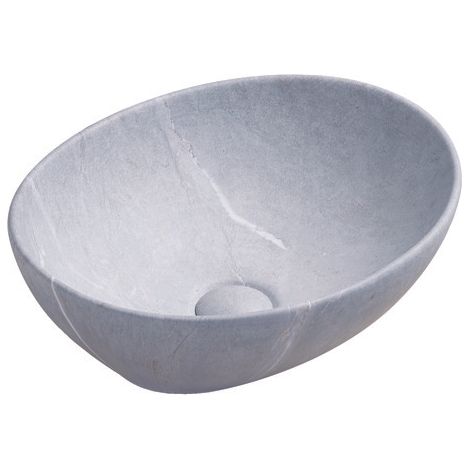 ONDEE ZEN - Vasque à poser HANA - Céramique Béton - Dim : 40,5 x 33 x 14 cm (1/3)