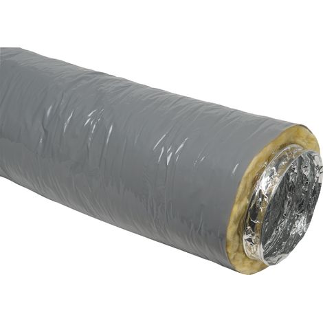 Aldes – Gaine VMC souple isolée PVC diamètre 80 mm – Longueur 6 mètres – Épaisseur isolant 25 mm – 11091658
