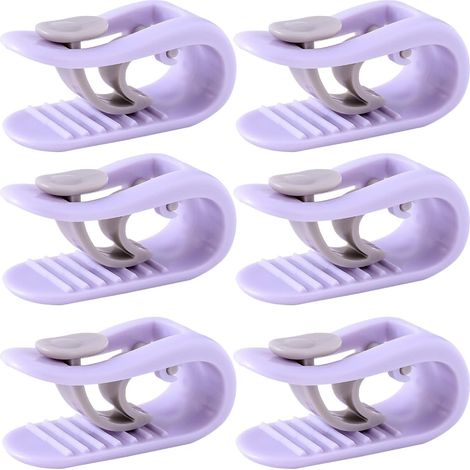 6 Pièces Enfile Couette, Clip Housse De Couette, Pince Housse de Couette, Attache Couette, Attache Drap Housse, Attaches De Couette,Couette Clips De Couette,Clip Drap De Lit,Pince sans Aiguille (1/5)
