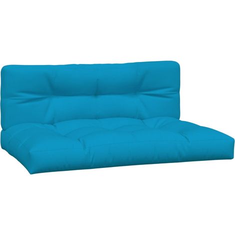 Maison Exclusive - Cojines para palets 2 unidades tela azul