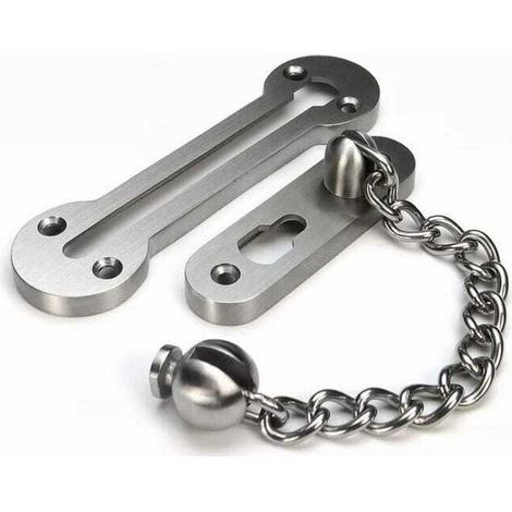 Massive, 3 mm starke Sicherheitstürkette aus Edelstahl 304, Schiebekette für Haustüren