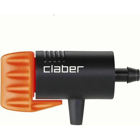 KIT GOCCIOLATORI 50PZ REGOLABILI 0-6 l/h IRRIGAZIONE GIARDINO ORTO CLABER 99209