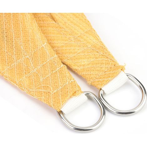 Voile d'ombrage triangulaire 3x3m pour terrasse et jardin, protection solaire extérieure (1/5)
