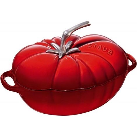 Staub Cocotte en fonte émaillée cerise 25 cm 2.9L (1/5)