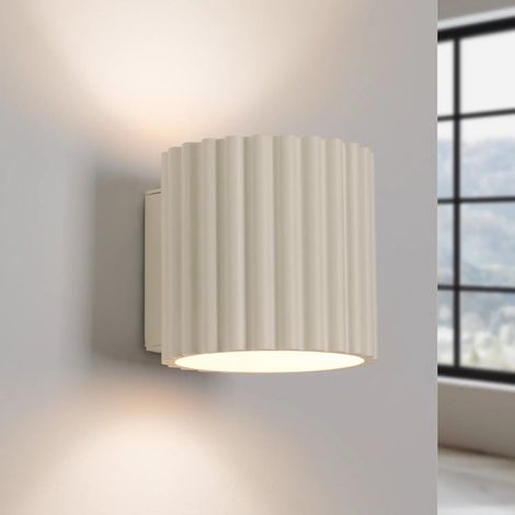 [GEBRAUCHT] B-Ware Ribla Wandleuchte Wandlampe Leuchte Beige Aluminium G9 10 Cm Made In Europe432