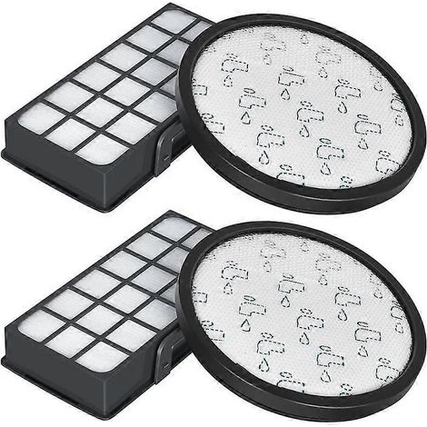 Lot de 2 filtres pour aspirateur cyclonique Rowenta Silence Force RO6984EA RO6941EA RO6963EA RO6921EA RO6971EA RO6993EA (modèle RO69XX) (1/5)