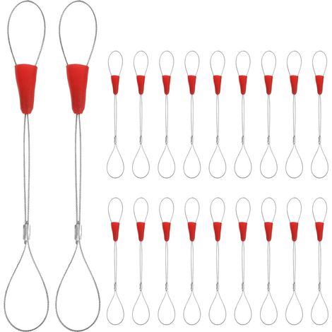 Tire-câble réutilisable 30 pièces pour tirage de fils électriques, outil de préhension ergonomique pour électriciens, adapté à la maintenance quotidienne et au tirage de câbles à (1/5)