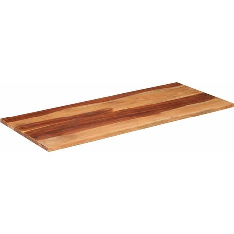 Maison Exclusive - Tischplatte 140x60x(2,5-2,7) cm Massivholz Aka (1/5)