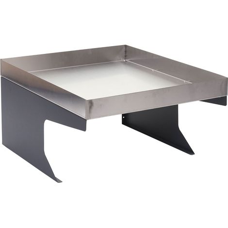 Garage riparo per robot tosaerba con fioriera HHG-786 37x60x70cm acciaio inox antracite