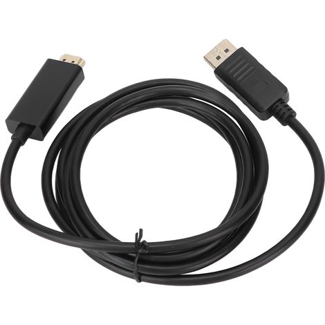1 cable adaptador DisplayPort a HDMI, 1,8 m, alta definición 4K, para PC y TV. (1/5)