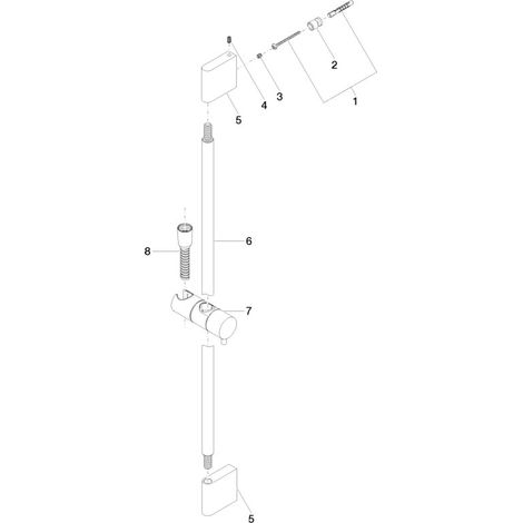 DORNBRACHT 26413979-39 Garniture de douche SERIENNEUTRAL 26413979