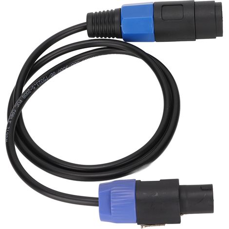 Câble Haut-Parleur 4 Conducteurs avec Connecteurs Mâle-Femelle pour Enceintes Audio Pro