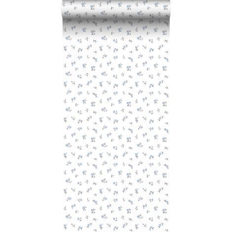 papier peint fleurs bleu - Sanders & Sanders (1/5)