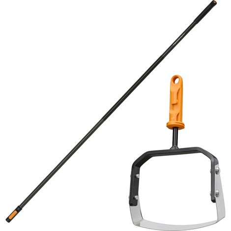 FISKARS ONECLICK Cabezal desmalezador de jardín 15cm + Mango 161cm (1/5)