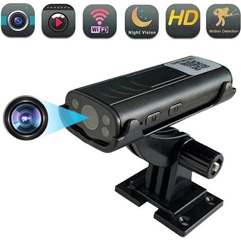 Nouvelle caméra sans fil WiFi intelligente avec tête de surveillance à distance, dispositif de sécurité domestique simple, vidéo réseau HD