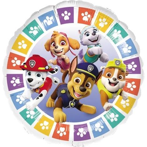 Palloncino in lamina di Paw Patrol, standard, 43 cm