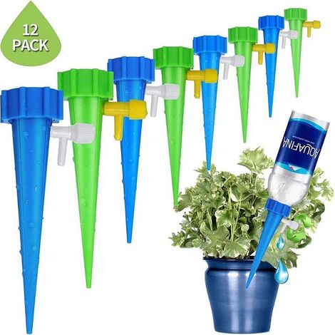 Arrosage Des Plantes 12 Pointes D'arrosage Système D'arrosage Réglable Pour L'arrosage Des Plantes Et Des Fleurs Idéal Comme Système D'arrosage De Vacances (12 Pièces) (1/5)