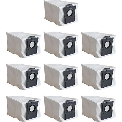 Sacs à poussière de rechange pour aspirateur Dreame Mova Z50 Ultra/Z5 Pro/Z5 : 10 sacs non tissés.