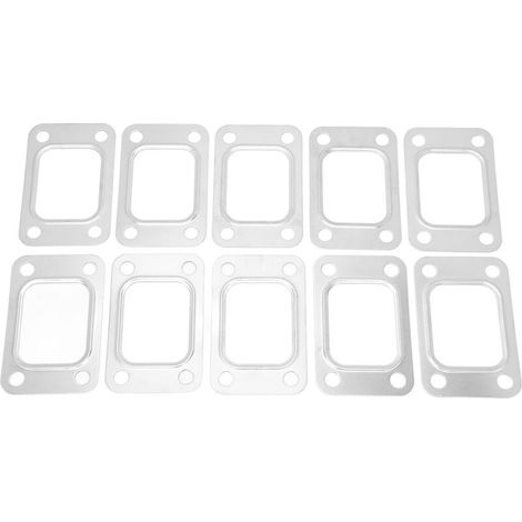Ensemble de Joints Turbo de 10 PCS, Turbocompresseur du Joint D'entrée en Acier Inoxydable de Turbine de Turbine de Pic de Planche Remplacement du Joint de pour T25 T28. (1/5)