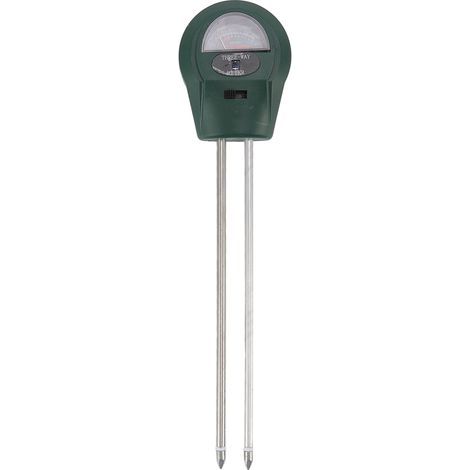 3-in-1 Soil Moisture Meter, Dual Probe, Sunlight Detection, pH Tester for Gardening and Agriculture (1/5)
