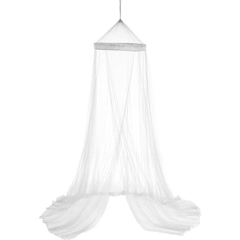 Atmosphera – Moustiquaire de lit blanche 60 x 250 cm – Polyester 100% – Accroche de suspension incluse – Lavable à 30 °C (1/7)