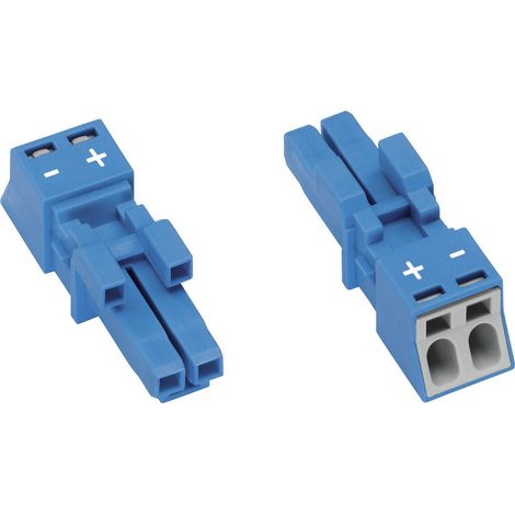 WAGO 890-1102 Netz-Steckverbinder WINSTA MINI Buchse, gerade Gesamtpolzahl: 2 16 A Blau 1 St. (1/3)