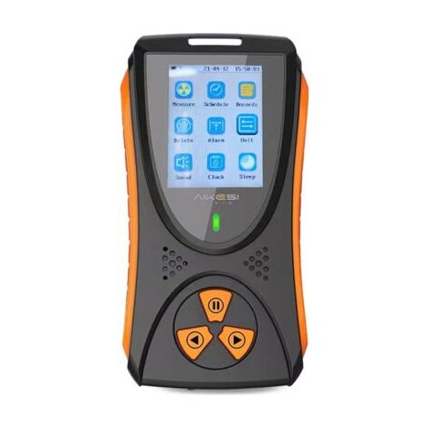 Détecteur de Rayonnement X γ Dosimètre HFS10 Moniteur Testeur D'instrument de Détection de Rayonnement Nucléaire avec Haute sensibilité, écran Couleur TFT2.0, Alarme Sonore Flash (1/5)