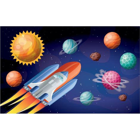 Tappeto Cameretta Camera Letto Bambini Moderno Antimacchia Morbido Gioco Bimbi Dis C - 75x120 Cm