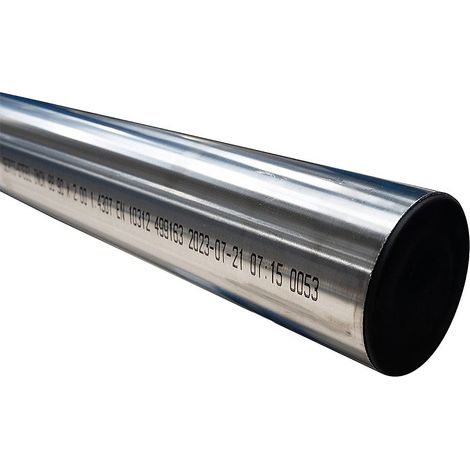 Tube acier inox à paroi mince 304 L SERTIsteel Inox - Empreinte M 35x1.5 - Barre de 3m