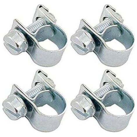 4x Schraubbare Kraftstoffschlauchschellen für Rasenmäher, Gartengeräte, Mopeds und Motorräder (6-8 mm) (1/5)