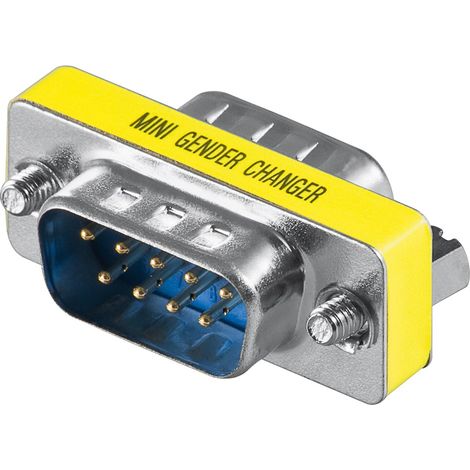 Sub-D9-Stecker auf SubD9-Stecker 9-Pin-Adapter (1/2)