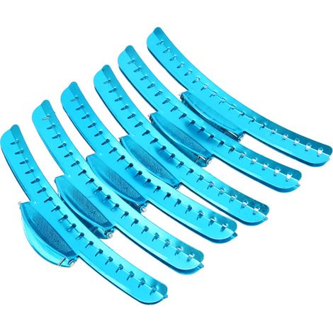 Juego de 6 pinzas para el cabello antideslizantes, con una sujeción firme y ligera, para peinar y teñir el cabello (mujer). (1/5)