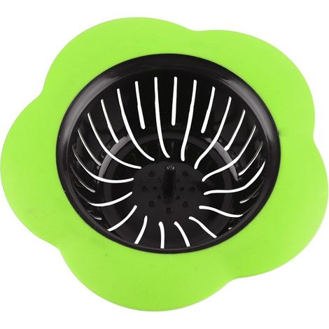 Évier crépine en Forme de Fleur Bassin en Plastique crépine Bouchon de vidange Cuisine Salle de Bains Baignoire évier Accessoires (1/5)