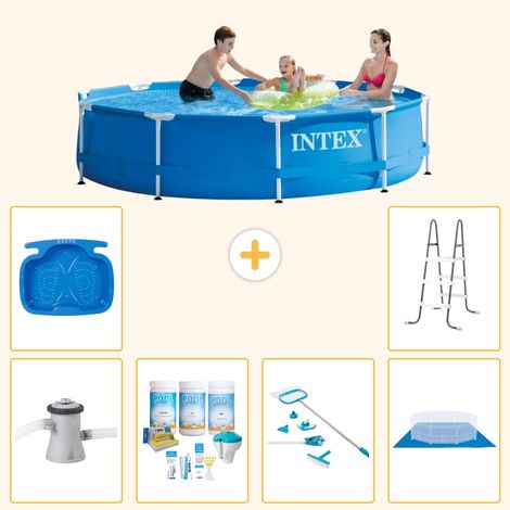 Intex Piscine Tubulaire Ronde - 305x76 cm - 7-pièces S21022 (1/5)