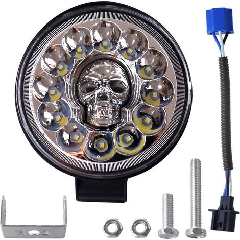 Phares de travail ronds à LED pour voitures, feux de route et de proximité, projecteurs adaptés pour SUV (1/5)