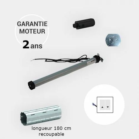 Axe motorisé filaire 20 Nm ZF 54 mm longueur 180 cm recoupable (1/2)