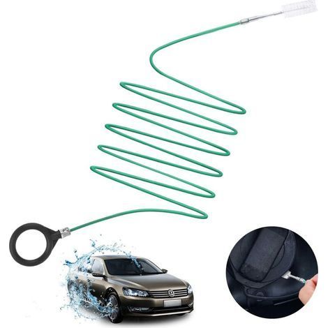 Car Sunroof Pipe Cleaning Brush, Auto Drain Hole Cleaning Tool Long Tube Cleaner, Car Accessories Flexible Drain Brush (1/5)