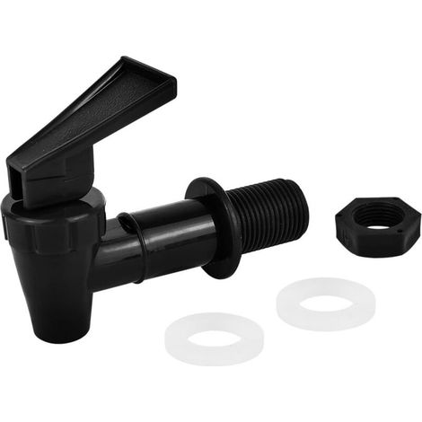 Getränkeauslaufhahn, Ersatzteil für Wasserspender (1 Stück, Schwarz) (1/4)