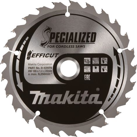 Makita E-08682 Kreissägeblatt 185 x 30 x 1.45 mm Zähneanzahl: 24 1 St. (1/3)