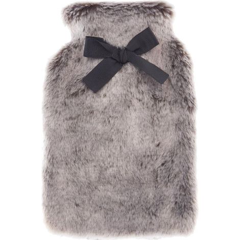 Bouillotte avec Housse en Fourrure , XU,confort ultra doux - Feeric Christmas, article maison pratique, matériaux sûrs/écologiques, durable, easy à nettoyer, design moderne - KZQ