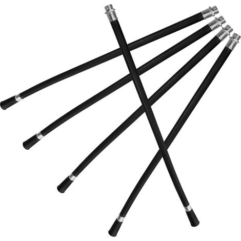 5pcs Tuyaux D'extincteurs en Plastique Noir pour Remplacement Buse D'extincteur, Design Flexible et Durée D'extinction Prolongée pour Extincteur 4kg (1/5)