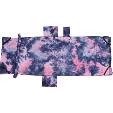 Housse de chaise de plage en microfibre, bonne absorption d'eau, avec poche latérale, pour la plage, la piscine et le jardin, violette