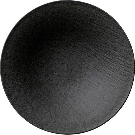 Assiette creuse 28.4 cm noir - Manufacture Rock