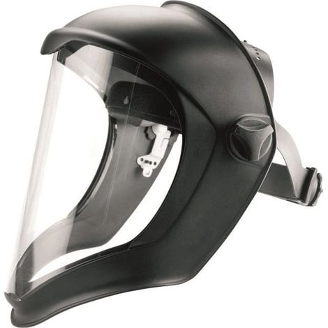 Protector facial biónico, lente de policarbonato