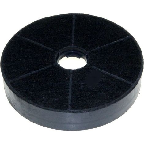 Candy – Filtre à charbon universel D185 pour hotte – Charbon AB90 anti-bactérien – Diamètre 170 mm – Épaisseur 33 mm – Indicateur de saturation