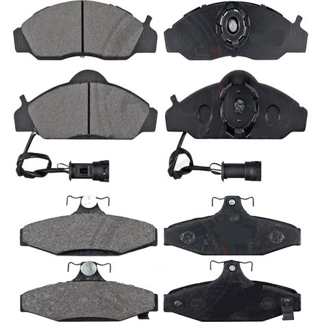 KIT PASTIGLIE FRENO ANTERIORI E POSTERIORI compatibile con DAEWOO MUSSO (FJ) / PASTIGLIE FRENANTI AUTO OEM FDB1156,FDB1157 FDB1336 FDB1937 / SOSTITUZIONE DIRETTA / BASSA POLVERE / SILENZIOSO