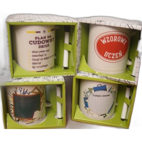 mug + marqueur dans une boîte mixte