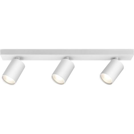Plafonnier 3 spots saillies BETA-U1 Alu GU10 3x35W Blanc (1/5)