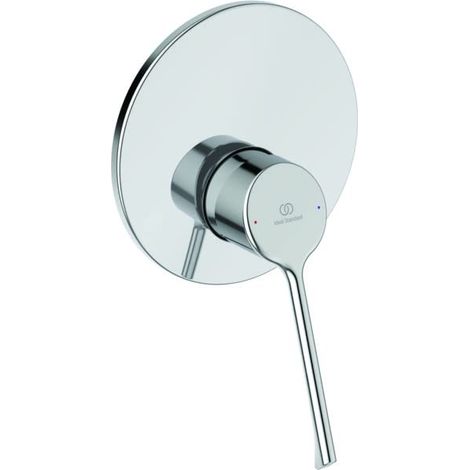 Ideal Standard - Ceraflex, Miscelatore monocomando con leva lunga per doccia ad incasso, Una via, Completo, Cromato (1/2)